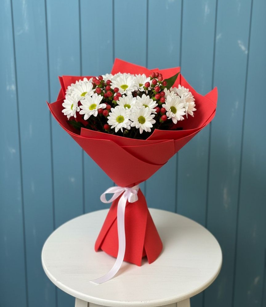 Букет цветов из: Хризантемы в Вознесеновском