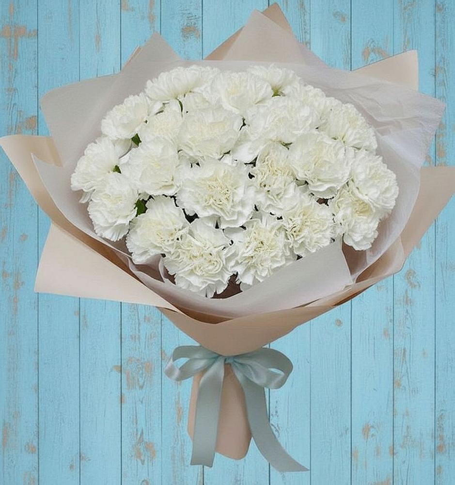 Букет цветов из: Гвоздики в Вознесеновском