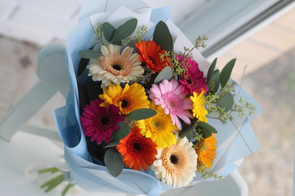 Букет цветов из: Герберы в Вознесеновском