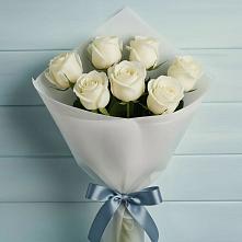 Букет 7 Белых роз Эдлесс Лав #REPLACE_PRED# Вознесеновском