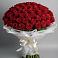Букет 101 Красная роза Блэк Мэджик в Вознесеновском