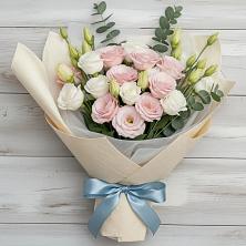 Букет цветов из:  Лизиантусы в Вознесеновском