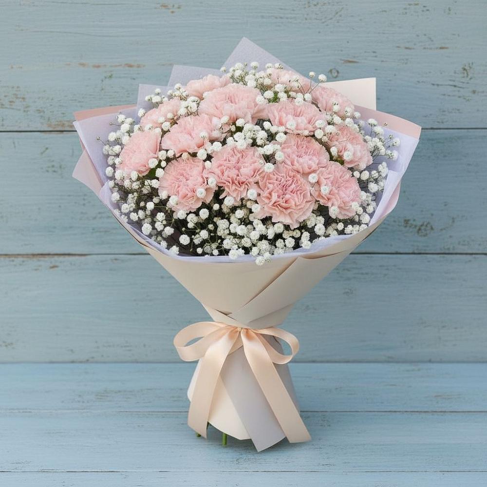 Букет цветов из: Гвоздики в Вознесеновском