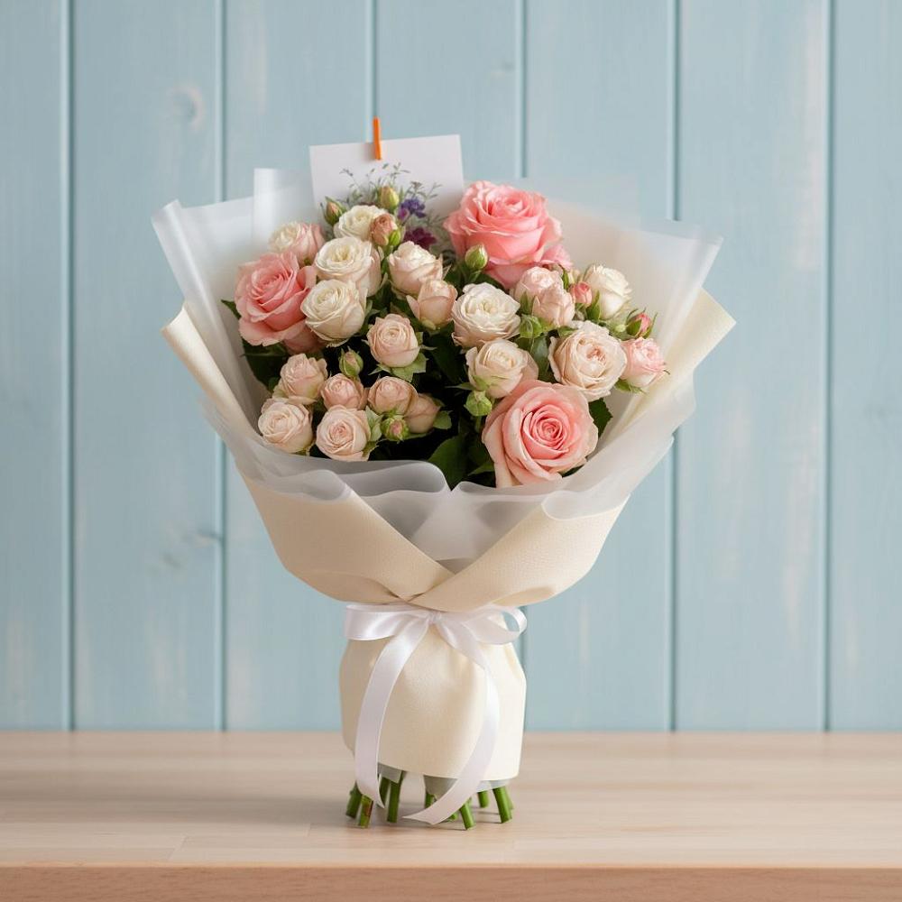 Букет цветов из: Розы в Вознесеновском