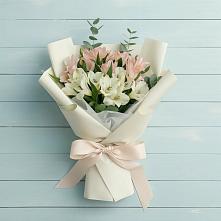 Букет цветов из:  Альстромерии в Вознесеновском