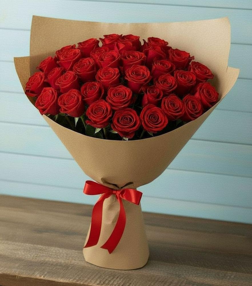 Букет Красные розы Милано в Вознесеновском