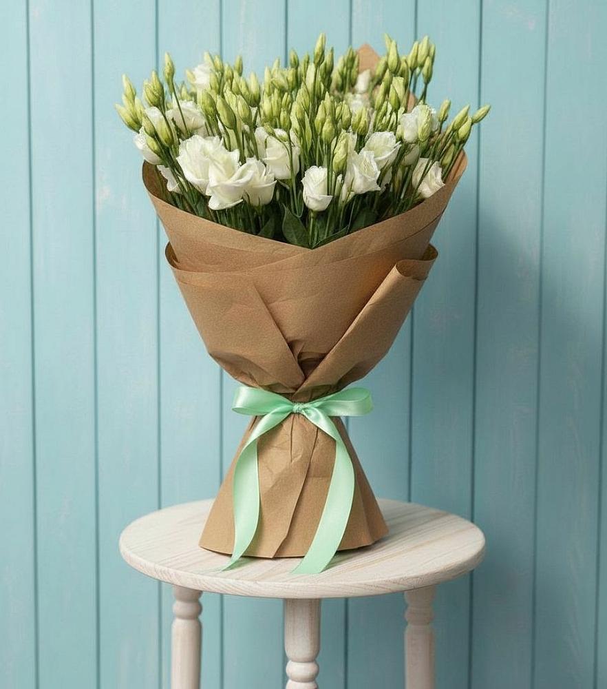 Букет цветов из: Лизиантусы в Вознесеновском