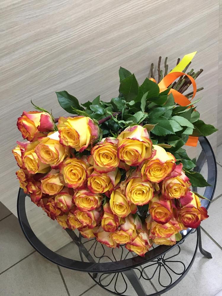 Букет Желтые розы в Вознесеновском