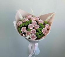 Букет цветов из:  Розы и Хризантемы в Вознесеновском