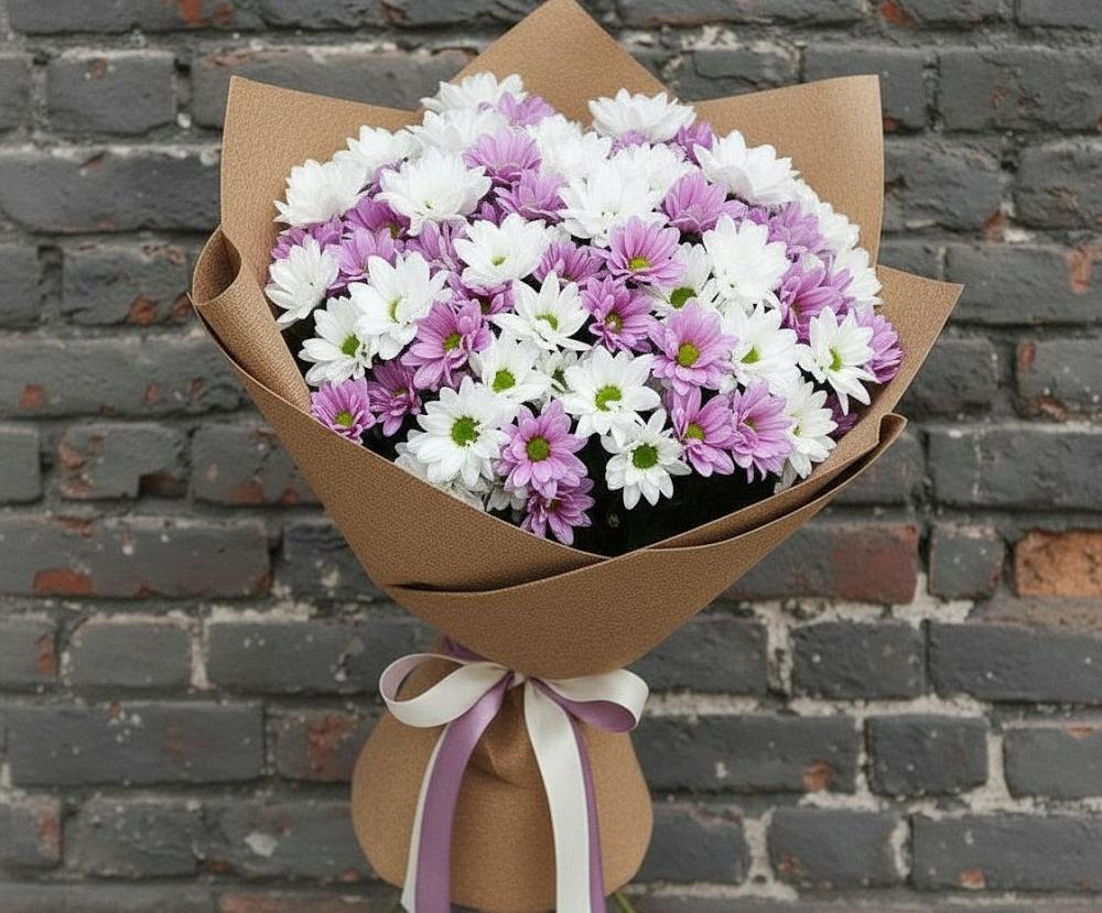 Букет цветов из: Хризантемы в Вознесеновском