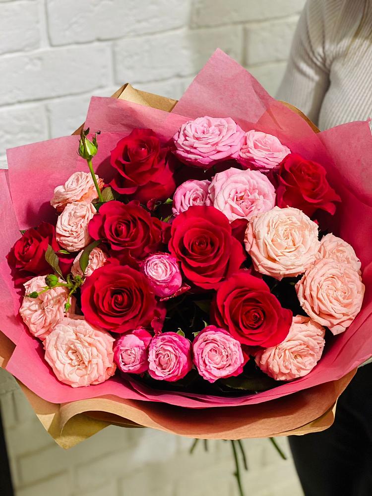 Букет цветов из: Розы в Вознесеновском