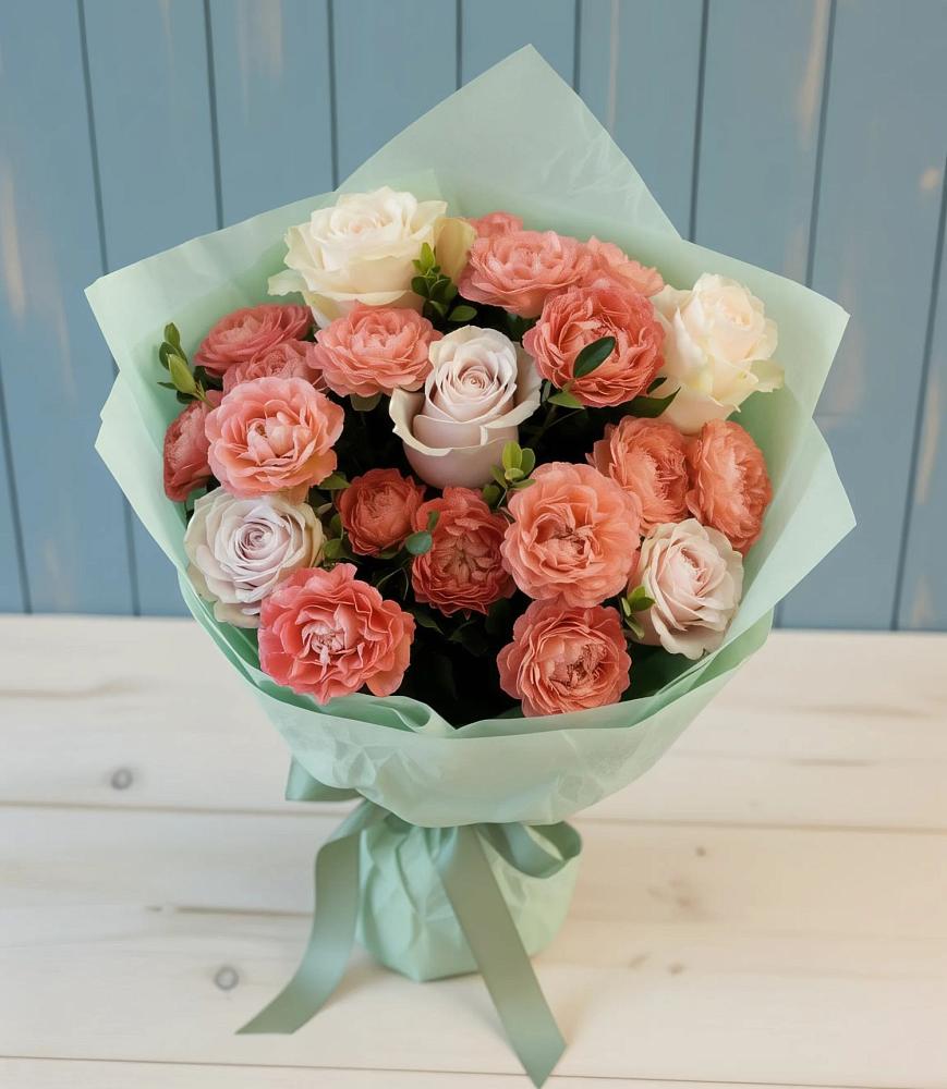 Букет цветов из: Розы в Вознесеновском