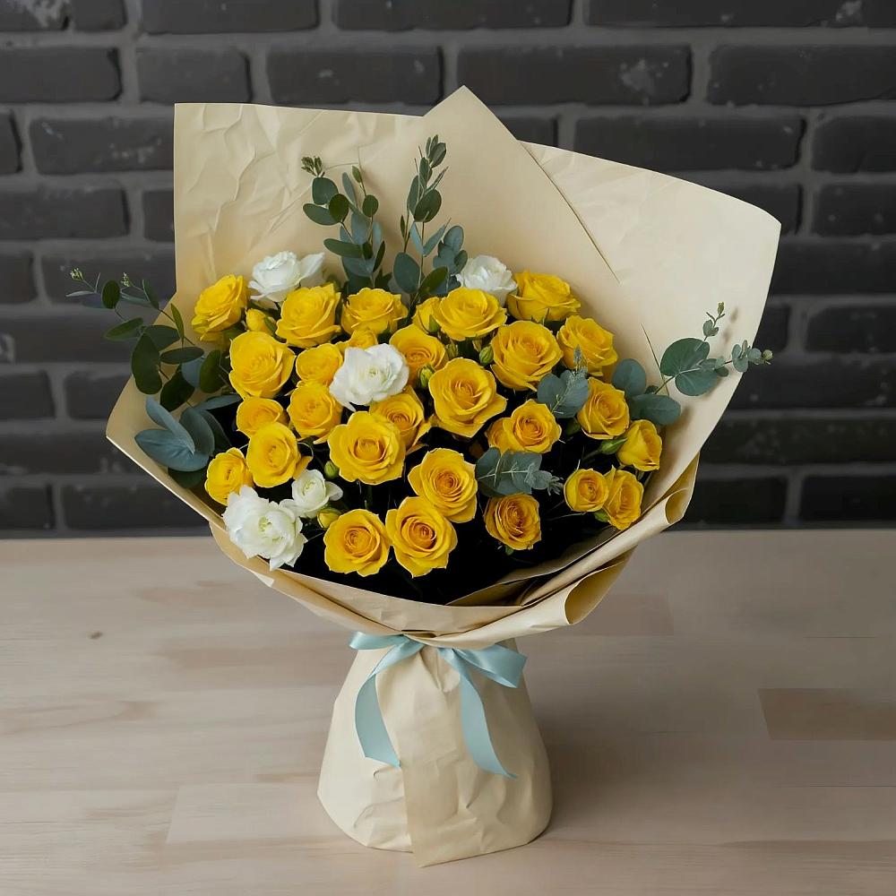 Букет цветов из: Розы в Вознесеновском