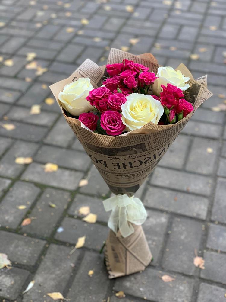 Букет цветов из: Розы в Вознесеновском