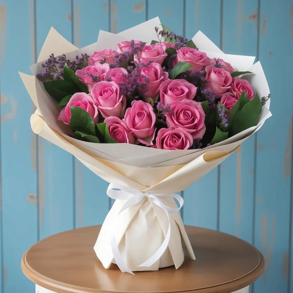 Букет цветов из: Розы в Вознесеновском