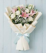 Букет цветов из:  Лилии в Вознесеновском